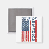 アメリカおもしろい湾米国国旗(Baに表示) マグネット (正面/裏面)
