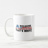 アメリカおもしろマグカップ コーヒーマグカップ (左)