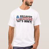 アメリカおもしろTシャツ Tシャツ (正面)