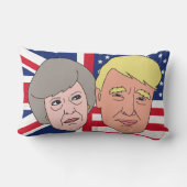 アメリカおよびイギリスの枕クッション ランバークッション (裏面)