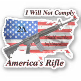 アメリカお気に入りのライフル米国旗Iは準拠しない シール