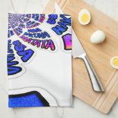 アメリカお祝い:ラブリーおもしろい文字ダイナミック・アート キッチンタオル (四つ折り)