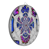 アメリカお祝い:ラブリーおもしろい文字ダイナミック・アート ダーツボード (正面左)