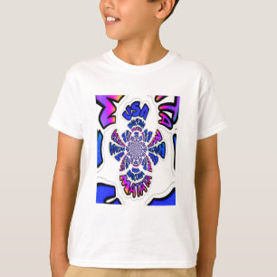 アメリカお祝い:ラブリーおもしろい文字ダイナミック・アート Tシャツ