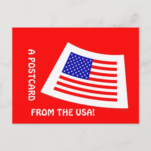 アメリカからのはがき！ ポストカード (正面)