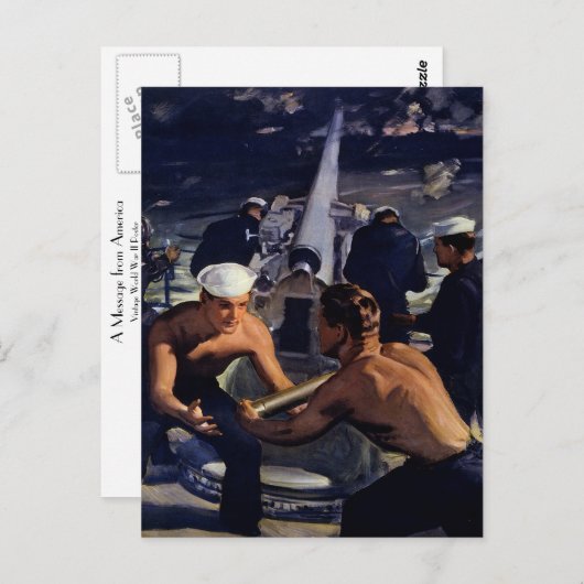 アメリカからのメッセージ ポストカード (正面/裏面)