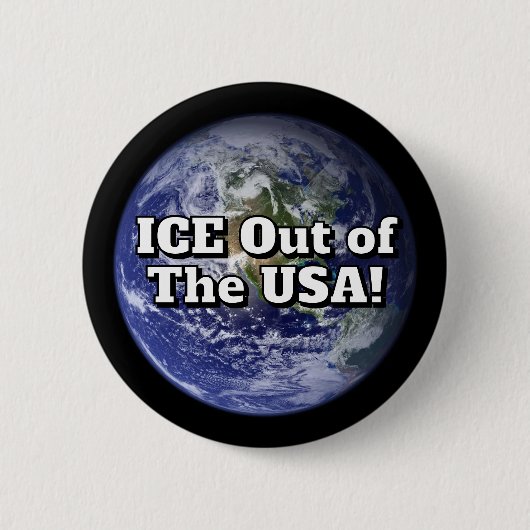アメリカからICEを撲滅しよう!ボタン 缶バッジ (正面)