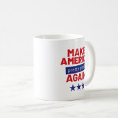 アメリカかわいらしを再び良くすおもしろいる コーヒーマグカップ (正面右)