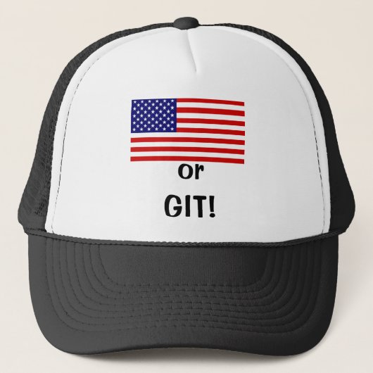 アメリカかGIT! キャップ (正面)