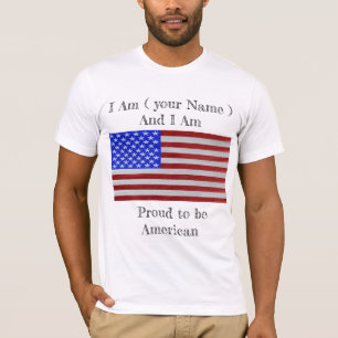 アメリカがあること誇りを持ったあなたのスタイル Tシャツ