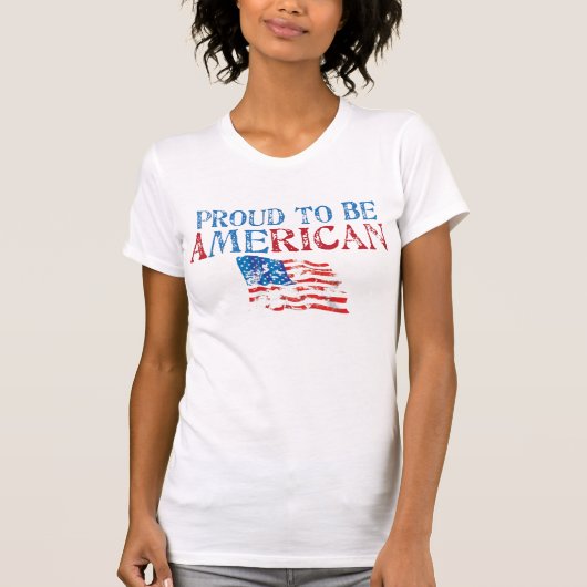 アメリカがあること誇りを持った Tシャツ (正面)