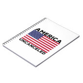 アメリカがキャンセルなし ノートブック (左側)