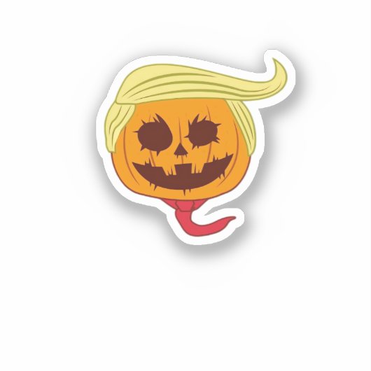 アメリカがハロウィン素晴らしを再びおもしろい開く シール (正面)