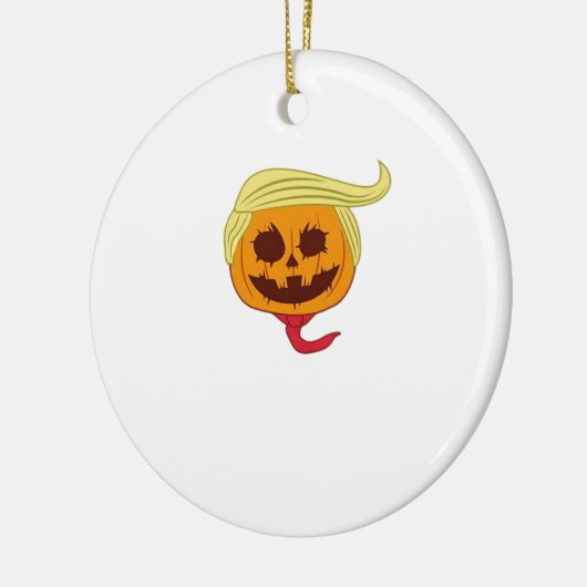 アメリカがハロウィン素晴らしを再びおもしろい開く セラミックオーナメント (左)