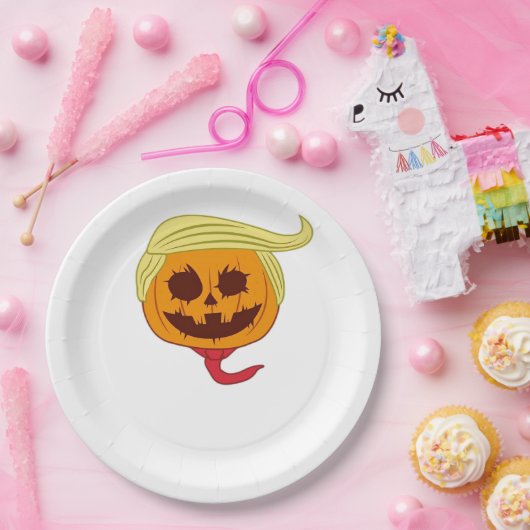 アメリカがハロウィン素晴らしを再びおもしろい開く ペーパープレート (パーティー)