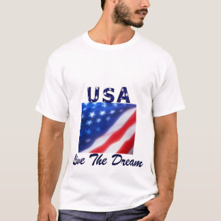 アメリカが夢のTシャツを生きる Tシャツ