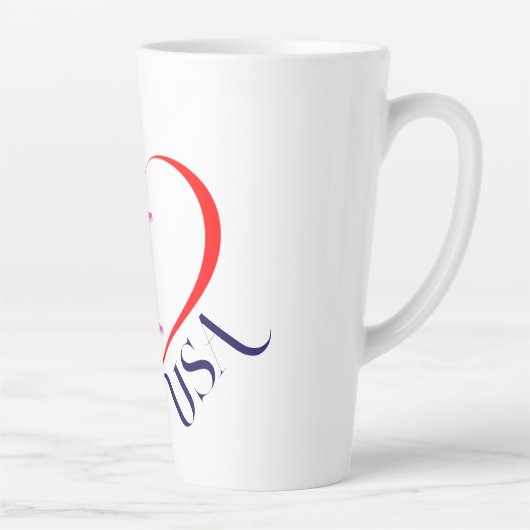 アメリカが大好き カフェラテマグ (右)