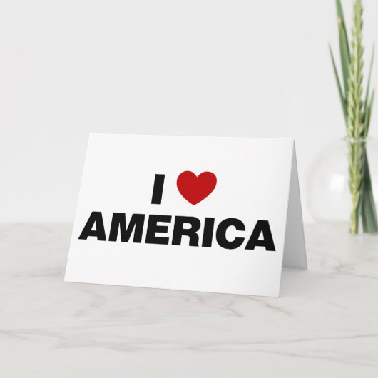 アメリカが大好き カード (正面)