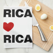 アメリカが大好き キッチンタオル (四つ折り)