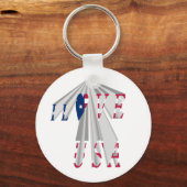 アメリカが大好き キーホルダー (正面)