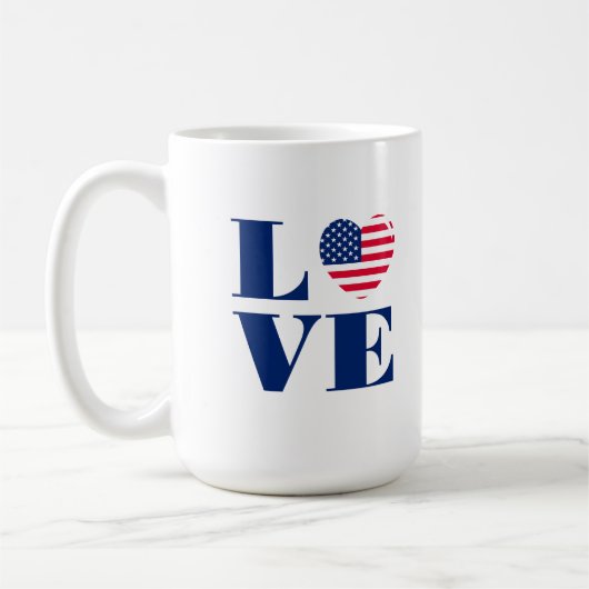 アメリカが大好き コーヒーマグカップ (左)