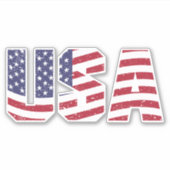 アメリカが大好き シール (正面)