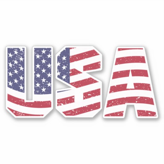 アメリカが大好き シール (正面)