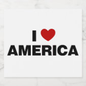 アメリカが大好き スパークリングワインラベル (シングルラベル)