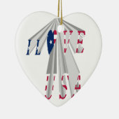 アメリカが大好き セラミックオーナメント (右)