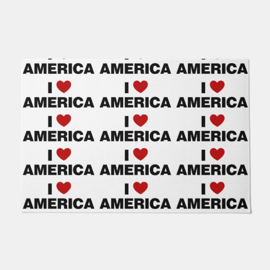 アメリカが大好き ドアマット (正面)