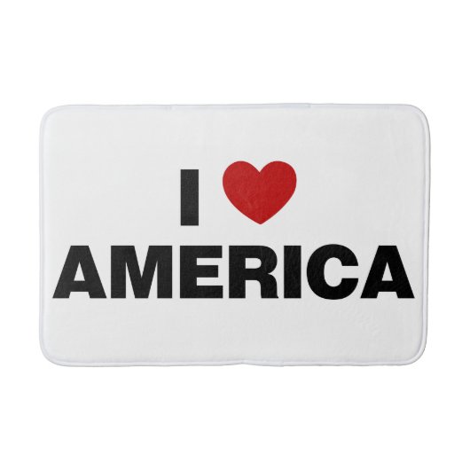 アメリカが大好き バスマット (正面)