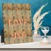 アメリカが大好き フォトプラーク (側面)