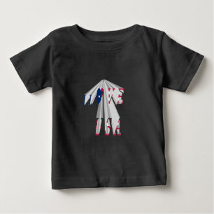 アメリカが大好き ベビーTシャツ