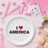 アメリカが大好き ペーパープレート (パーティー)