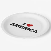 アメリカが大好き ペーパープレート (アングル)