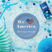 アメリカが大好き ペーパープレート (パーティー)