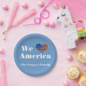 アメリカが大好き ペーパープレート (パーティー)