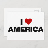 アメリカが大好き ポストカード (正面/裏面)