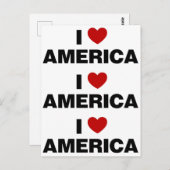 アメリカが大好き ポストカード (正面/裏面)