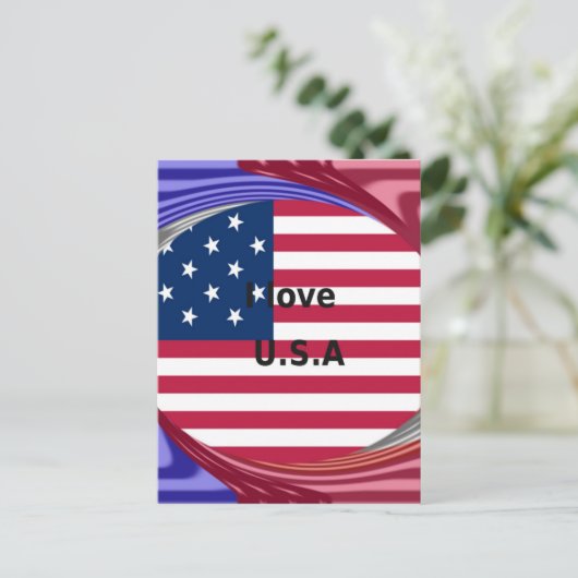 アメリカが大好き ポストカード (スタンド正面)