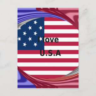 アメリカが大好き ポストカード
