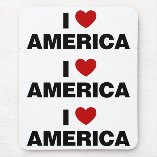 アメリカが大好き マウスパッド (正面)