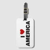 アメリカが大好き ラゲッジタグ (正面縦)