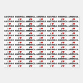 アメリカが大好き ラッピングペーパーシート (正面2)