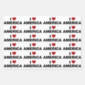 アメリカが大好き ラッピングペーパーシート (正面)