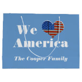 アメリカが大好き ラージペーパーバッグ (裏面)