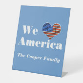 アメリカが大好き 台座サイン (正面)