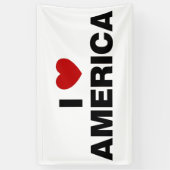 アメリカが大好き 横断幕 (縦)