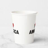 アメリカが大好き 紙コップ (右)