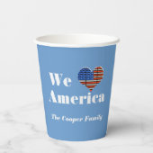 アメリカが大好き 紙コップ (裏面)